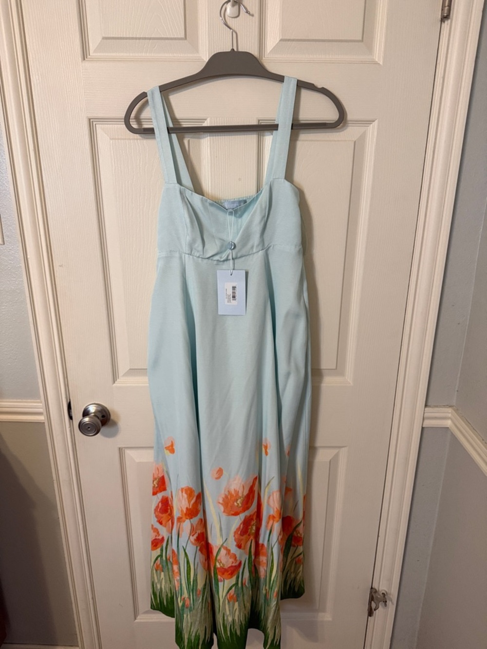 Hill house Rowena dress poppy flower field